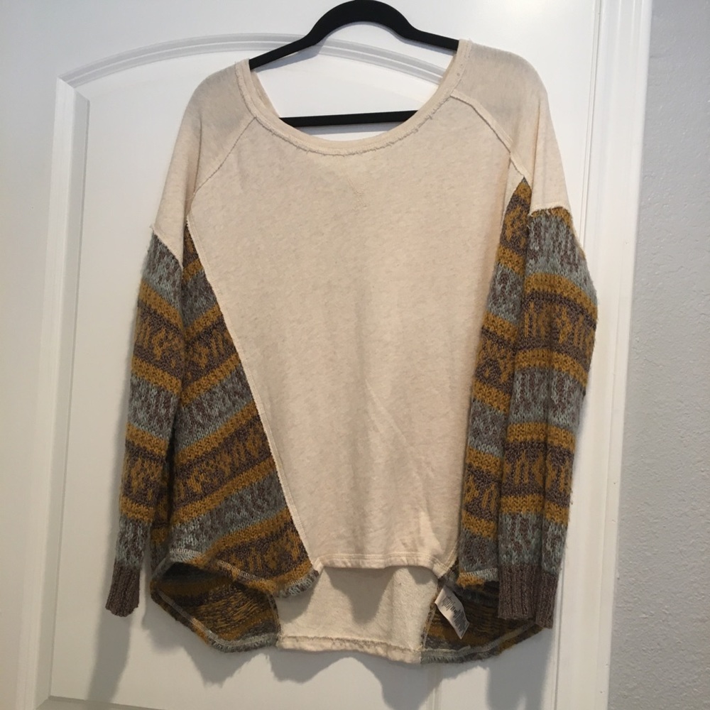 Free People Tan Warm Sweater